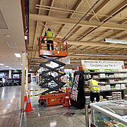 New World Aisle Signage Install